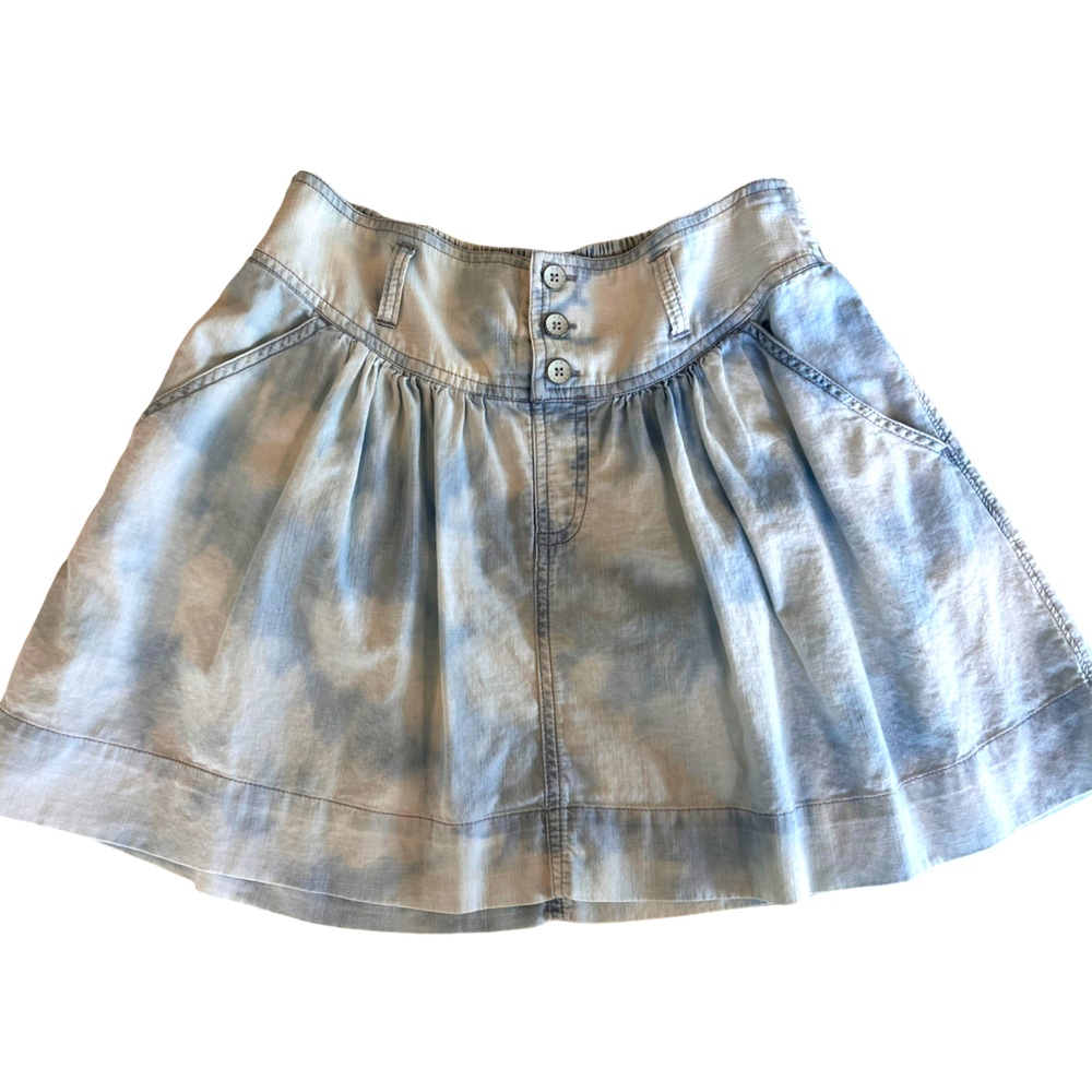 American Eagle blue and white tie dye skirt size medium